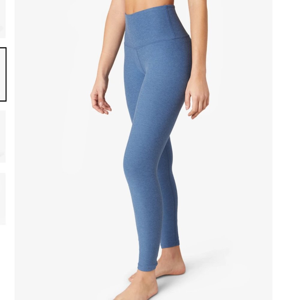 Beyond Yoga Spacedye Leggings, Heather Blue